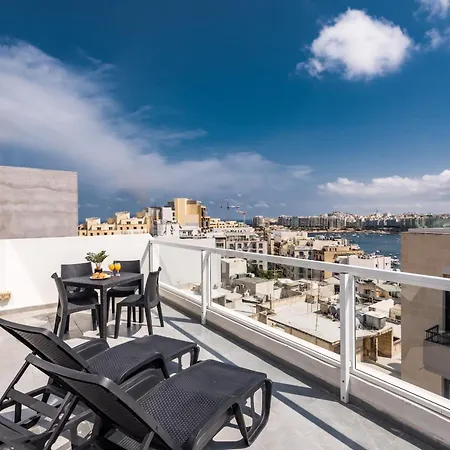 Apartment Bnbnova - Private Penthouse With Terrace Spinola Bay *