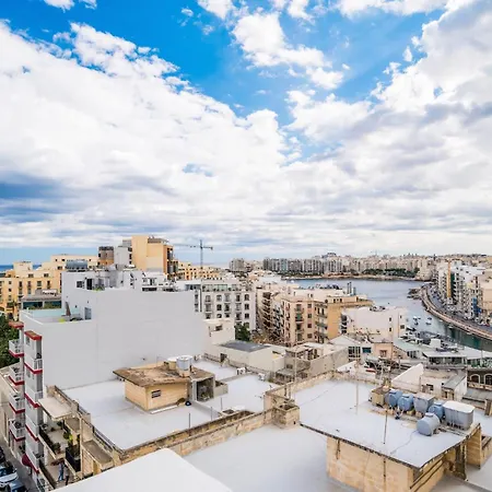 Bnbnova - Private Penthouse With Terrace Spinola Bay *